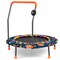 36 Inch Mini Trampoline with Colorful LED Lights and Bluetooth Speaker